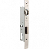 KALE 155 30mm W/B никель б/о, б/н. Замок врезной б/руч (30)