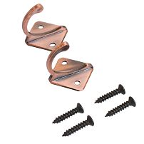 СТАНДАРТ 1011 AC ст. медь ЕВРОПАКЕТ 2шт. крючок-вешалка (600,50) СТАНДАРТ 1011 AC ст. медь ЕВРОПАКЕТ 2шт. крючок-вешалка (600,50)