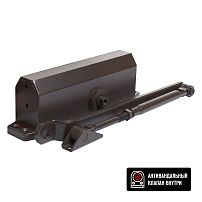 БУЛАТ Доводчик дверной ARCTIC (АРКТИК) ДД 504/5 A-С (80-150 кг) коричневый, морозостойкий (10)