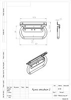 Кунгур Ручка откидная №2 для погреба цинк (50,5!!!) Кунгур Ручка откидная №2 для погреба цинк (50,5!!!)