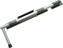 Засов Домарт ДОБРЫНЯ  600мм мод.2 бронза антик d-20мм (5)