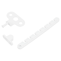 Ограничитель открывания окна Кунгур L-165 мм белая (50,10!!!) 