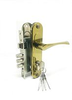 Д-град Зенит ЗВ7-60-01 золото-лак Замок врезной с/руч (15) Д-град Зенит ЗВ7-60-01 золото-лак Замок врезной с/руч (15)