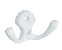 Кунгур №23 белый крючок-вешалка (100,10!!!)