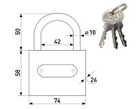 Soller 367-1 (75мм) Замок навесной (36,6!!!)
