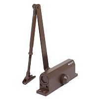 БУЛАТ Доводчик дверной ULTIMATE (УЛЬТИМЕЙТ) ДД-120 A-C (60-140 кг) коричневый, морозостойкий(10)