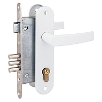 Рязань ЗВ 4-3 белый 78201 м/о 85мм Замок врезной с/руч (12) Рязань ЗВ 4-3 белый 78201 м/о 85мм Замок врезной с/руч (12)