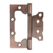 СТАНДАРТ 100х75х2,5мм 2BB AC ст.медь Петля накладная без врезки 1 шт (100,20) СТАНДАРТ 100х75х2,5мм 2BB AC ст.медь Петля накладная без врезки 1 шт (100,20)